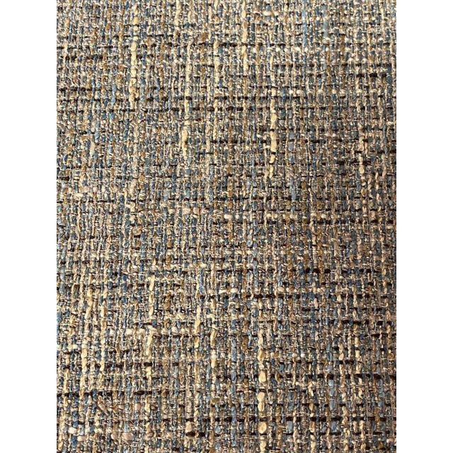 Jens Risom C180 Upholstered and Walnut Armchairs For Sale - Image 12 of 13