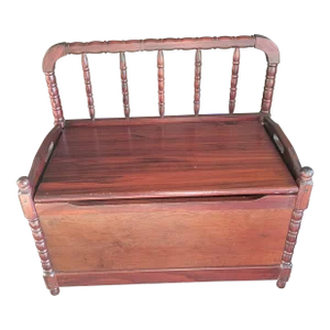 1990s Vintage Small Storage Bench