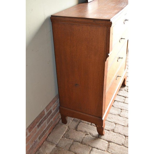 Antique Empire Oak Chest of Drawers For Sale - Image 6 of 8