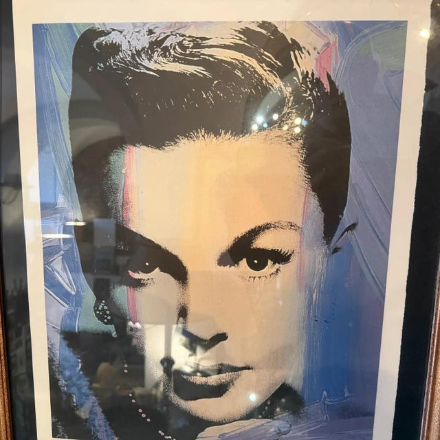 Andy Warhol 21st Century Framed 45/100 Judy Garland Lithography by A. Warhol For Sale - Image 4 of 11