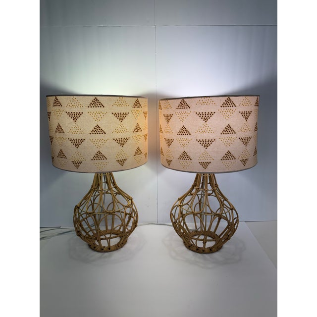 What a great idea for your beach home! The cage like lamps feature open-weave bases with decorative drum shades, that have...