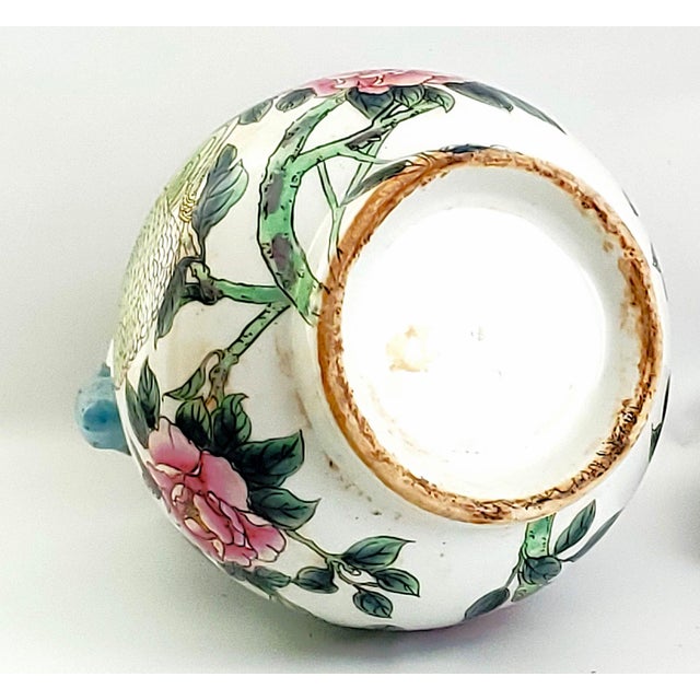 Vase With Pair Parrots For Sale - Image 9 of 9