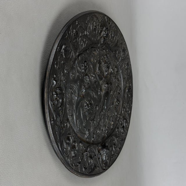 Antique Medallion Wall Sculpture, 1890s For Sale - Image 3 of 10