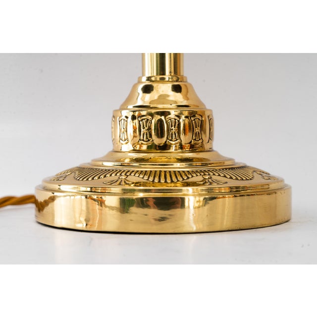 Art Deco Table Lamp with Glass Shade, Vienna, 1920s For Sale - Image 15 of 17