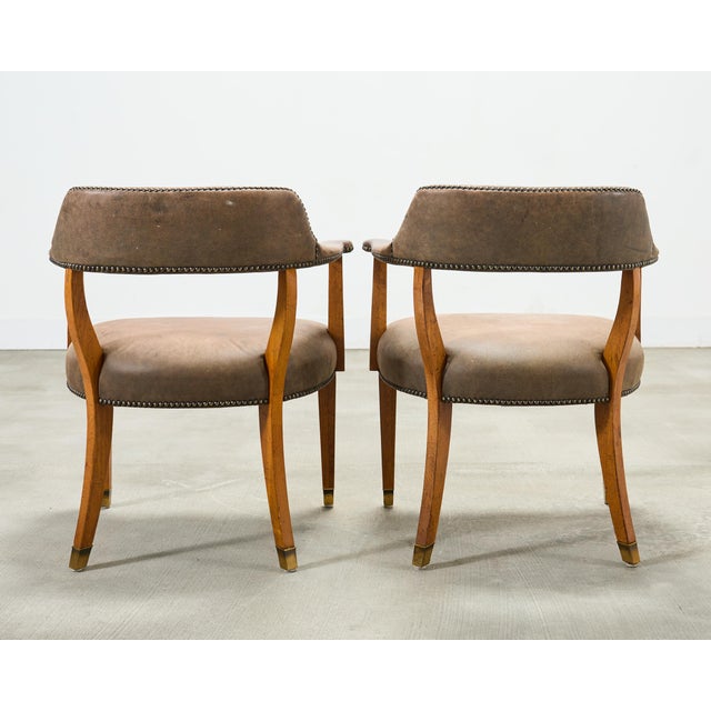 Set of Six Ralph Lauren Hither Hills Studio Dining Armchairs For Sale - Image 10 of 18