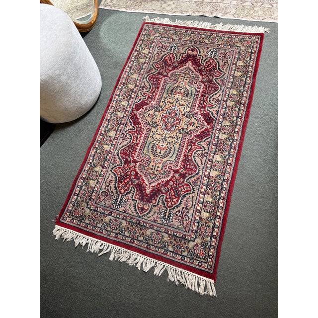 2ft 11in × 5ft 2in Kashmir Silk Area Rug For Sale In San Francisco - Image 6 of 12