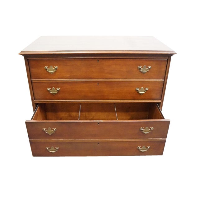 Lexington Furniture Solid Cherry Traditional Style 39" Two Drawer File Cabinet 554-516 For Sale In Kansas City - Image 6 of 14