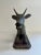 Asian Antique Balinese Carved Wood Deer Sculpture For Sale - Image 3 of 8