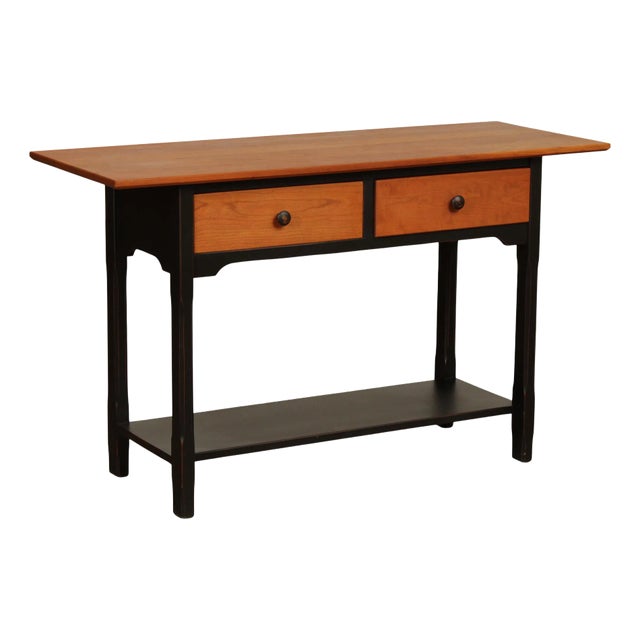 Hunt Country Furniture Cottage Cherry Console Table For Sale