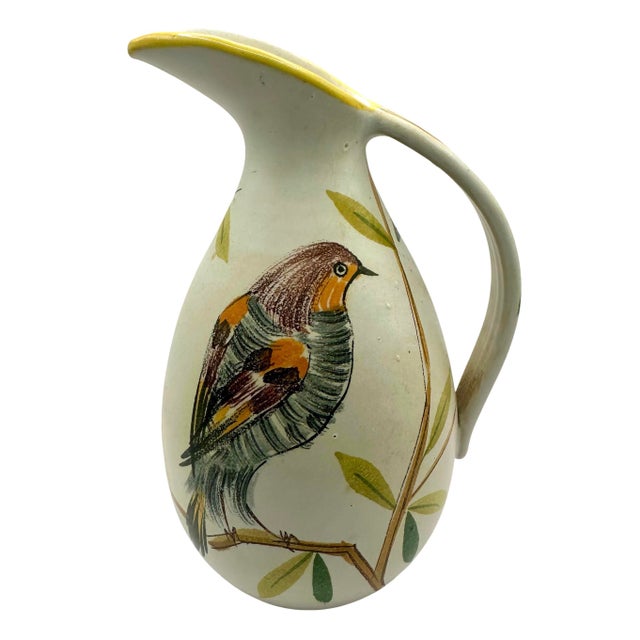 Vintage Italian Ceramic Pitcher Vase For Sale In Birmingham - Image 6 of 10