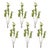 Rustic Leaf Foliage Branch (Set of 6) For Sale - Image 3 of 3