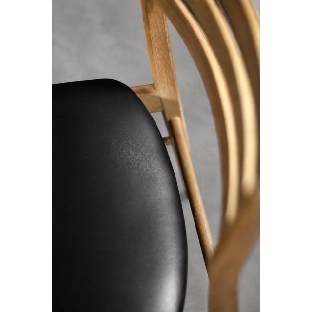 1960s Vintage Scandinavian Oak Dining Chairs from Sax Møbelfabrik, 1960s, Set of 4 For Sale - Image 5 of 18