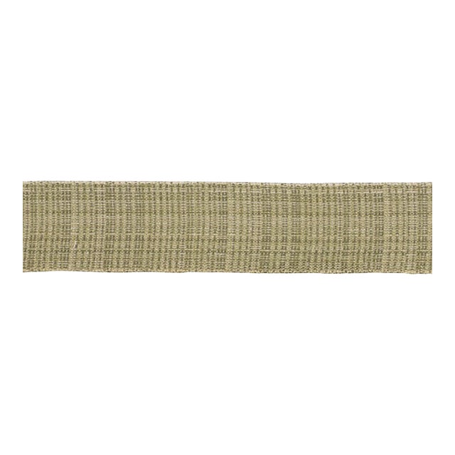 Schumacher Tweed Tape Medium In Leaf For Sale