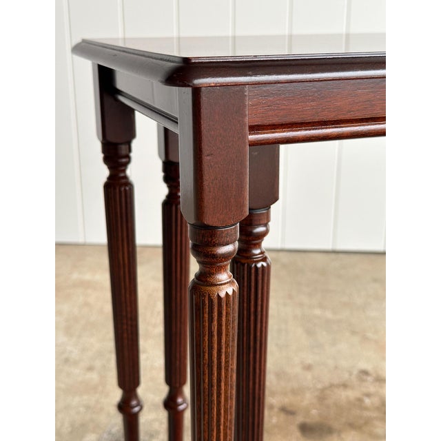 Vintage Mahogany Petite Pedestals, Pair For Sale - Image 4 of 17