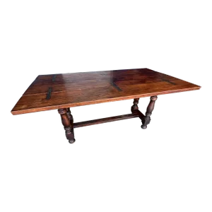 19th Century French Country Drop Leaf Console Table