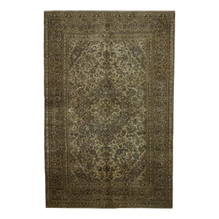 Vintage Middle Eastern Hand-Knotted Rug For Sale