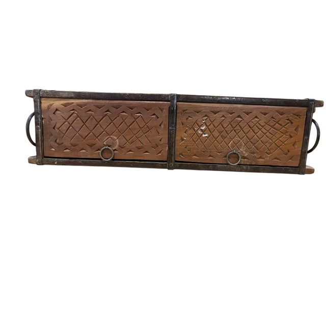 Antique Reclaimed Wood Carved Brick Mold For Sale In Philadelphia - Image 6 of 6