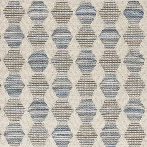 Schumacher Coquina Performance Fabric in Blue