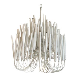 Arteriors Tilda White Chandelier, Small For Sale