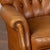 Pair, 20th Century Vintage Brown Leather Chesterfield Club Chairs For Sale - Image 9 of 15