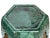 Asian Hexagon Green Open Window Flower Bamboo Motif Clay Garden Stool Table For Sale - Image 4 of 9