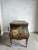 Painted Linen Wrapped Bombe Chest For Sale - Image 4 of 10