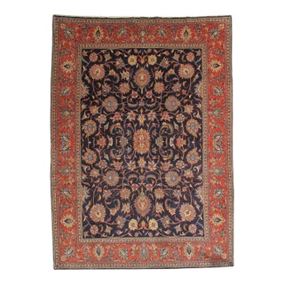 Antique Persian Mahal Rug 7'11" X 11'1" For Sale