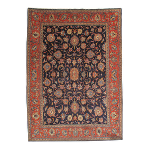 Antique Persian Mahal Rug 7'11" X 11'1"