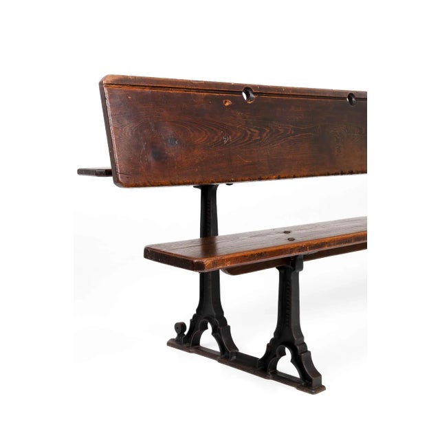 Wood Set of Victorian Chapel Table & Bench For Sale - Image 7 of 15