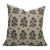 Fabdivine Traditional Sadabahar Block Print Linen Blend Cushion Cover- 14x20 For Sale