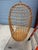 Mid-Century Modern Wicker Rattan Hanging Chair, Italian Franco Albini Style For Sale - Image 9 of 13