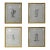 A Set of Four Engravings From the 19th Century, Published by Danlos Ainc, Editeur. Source Christie's For Sale