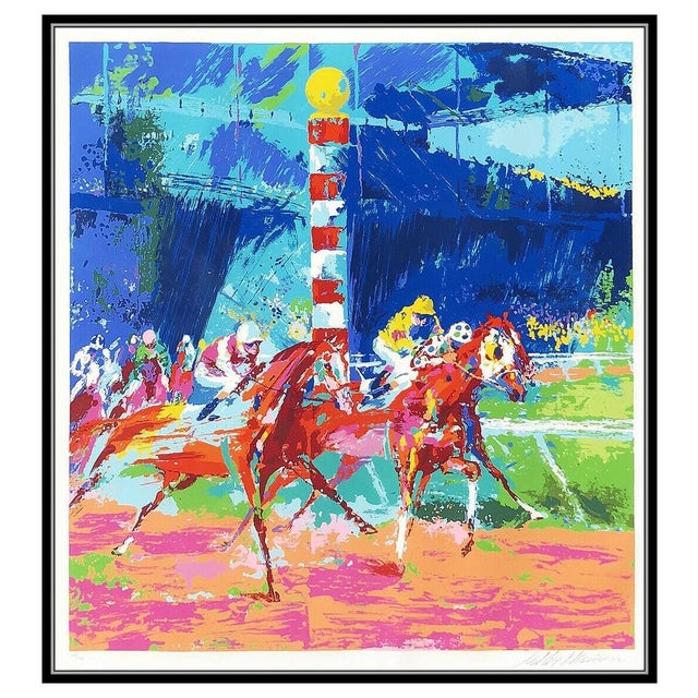 Abstract Expressionism Late 20th Century Clubhouse Turn, LeRoy Neiman For Sale - Image 3 of 6
