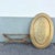 Wood Mid Century Modern Wood and Brass Tray Collapsable Table For Sale - Image 7 of 7