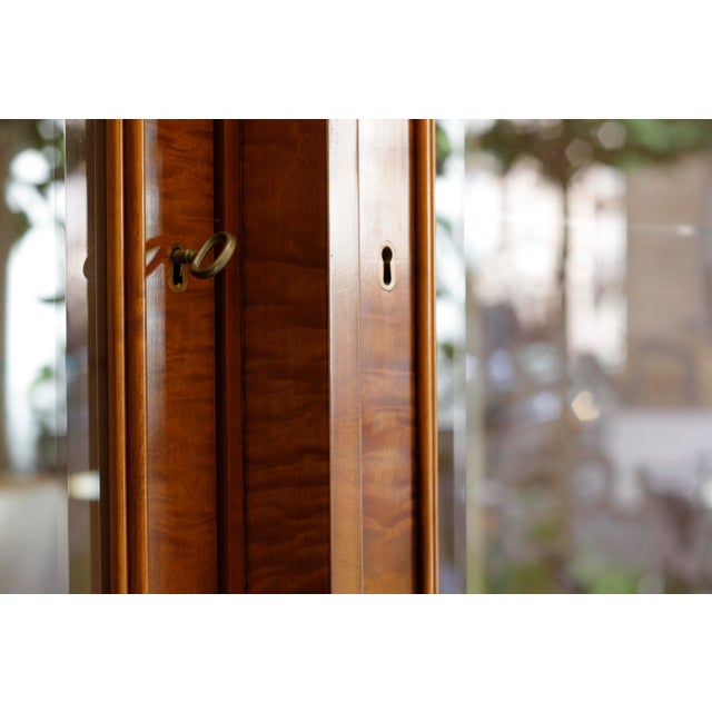 Brown Italian Illuminated Breakfront Display Case from Provasi, 1990s For Sale - Image 8 of 18