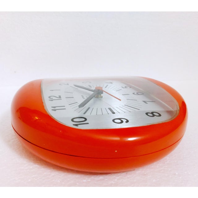 Plastic Vintage Gorenje Wall Clock, 1970s For Sale - Image 7 of 14