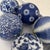 Chinoiserie Blue White Chinoiserie Spheres, S/5 For Sale - Image 3 of 3
