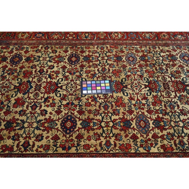 Late 18th Century Antique Farahan Sarouk Rug 4'3'' x 6'2'' For Sale - Image 10 of 11