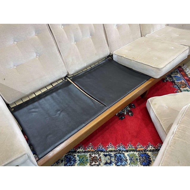 Scandinavian 4-Seater Sofa in Teak, 1970s For Sale - Image 4 of 15