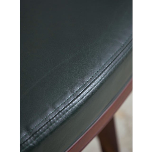 Set of 5 Mikhail Darafeev Mahogany Bar Stools For Sale - Image 11 of 18