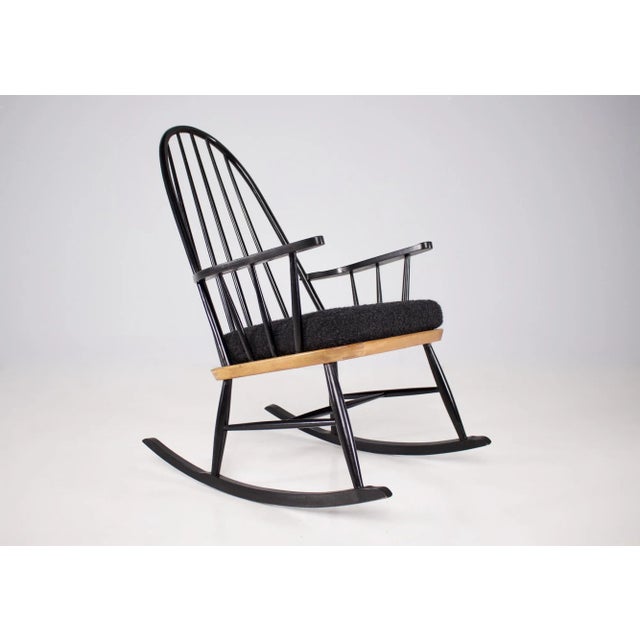 Rocking Chair in the Style of Ilmari Tapiovaara For Sale - Image 11 of 11