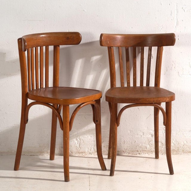 Bentwood Chairs by Michael Thonet for Ton, Former Czechoslovakia, 1960s, Set of 2 For Sale - Image 14 of 14