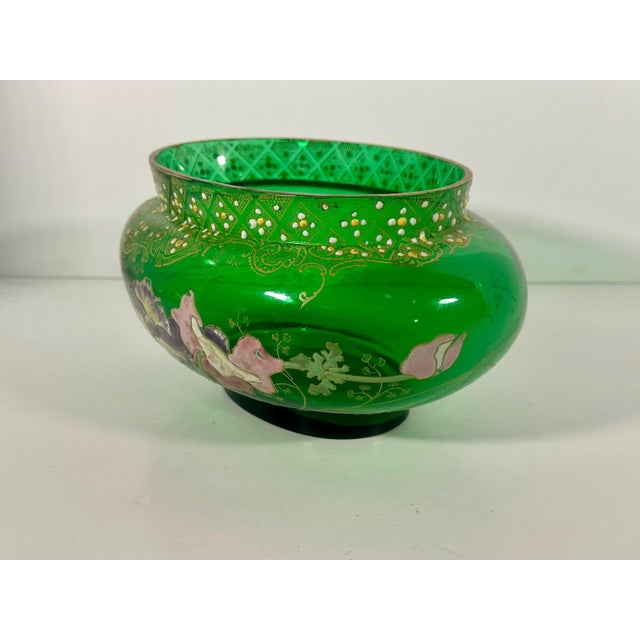 Legras Mont Joye Enameled Art Glass Vase, c. 1900 For Sale - Image 6 of 10