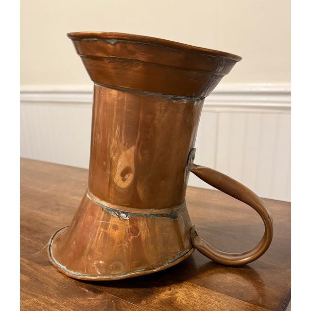 Hammered Copper Pitcher For Sale - Image 12 of 15