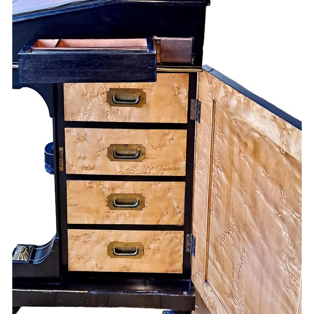 Compact Late 19th-Century Victorian Davenport Desk For Sale In San Francisco - Image 6 of 6