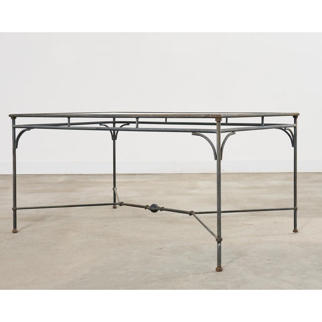 Brown Jordan Brown Jordan Florentine Style Patio Garden Dining Suite For Sale - Image 4 of 12