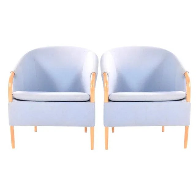 1980s Set of Opus Easy Chairs by Ebbe Gehl & Soren Nissen For Sale - Image 5 of 5