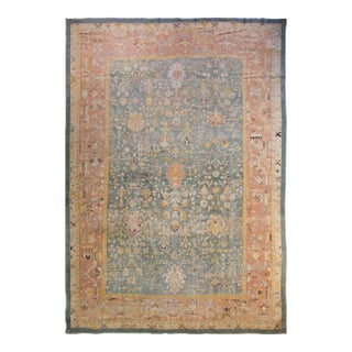 Antique Oushak Carpet For Sale
