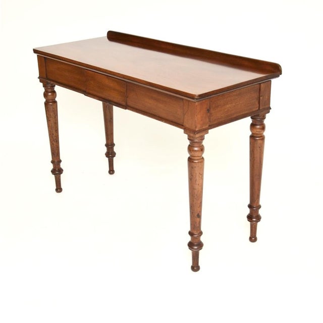 Mid 19th Century Antique Victorian Console Table, 1860s For Sale - Image 5 of 9