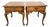 Late 20th Century Broyhill Oak Queen Anne Side Tables For Sale